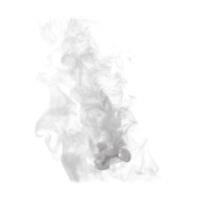 Steam and Smoke isolated. 3d render png