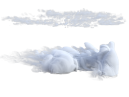 nubes mezclado aislado. 3d hacer png