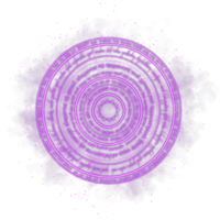 Magic circle effect isolated. 3d render png