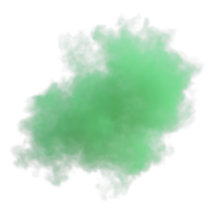 Rauch Farbe Explosion isoliert. 3d machen png