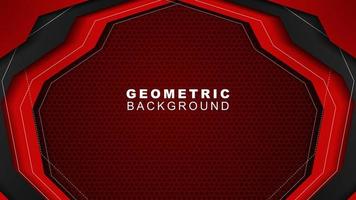 Abstract white, Dark red Futuristic Gaming Background,dark Red geometric background for banner or Offline stream,gaming background template vector