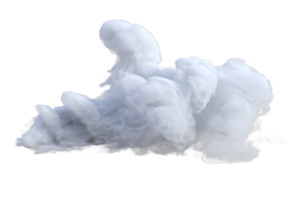 Wolken turbulent isoliert. 3d machen png