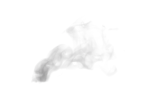 Steam and Smoke isolated. 3d render png