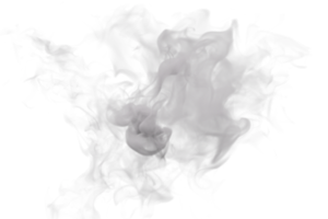 Steam and Smoke isolated. 3d render png