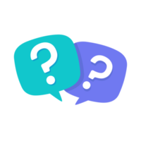 speech bubbles with question marks doubt concept problem solving png