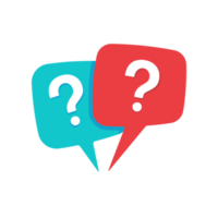 speech bubbles with question marks doubt concept problem solving png