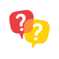 speech bubbles with question marks doubt concept problem solving png