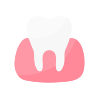 dental salud cuidado resolver el problema de diente decaer y hinchado cena en el boca. png