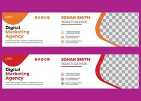 Business LinkedIn Cover Banner vector