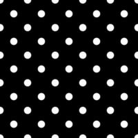 black and white seamless pattern with dots vector