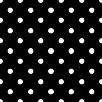 black and white seamless pattern with dots vector