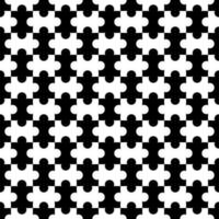 seamless pattern black and white puzzle vector