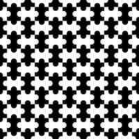 seamless pattern black and white puzzle vector