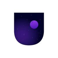 Initial U Space Logo vector