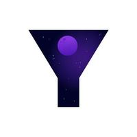 Initial Y Space Logo vector