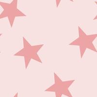 Vector seamless pattern with stars in candy pastel colors. Paper or textile print, wallpaper, background