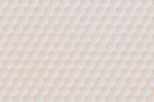 Abstract honeycomb mosaic background design. Geometric hexagon cells with blacklight vector