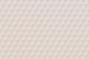 Abstract honeycomb mosaic background design. Geometric hexagon cells with blacklight vector