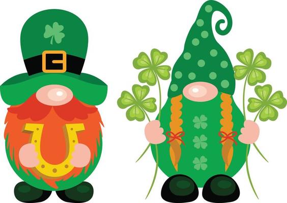 St Patrick s Day Funny Gnomes