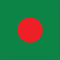 vector de diseño de bandera de bangladesh