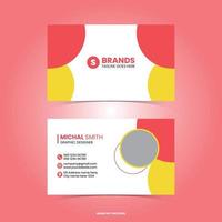Visiting Card Design Template vector