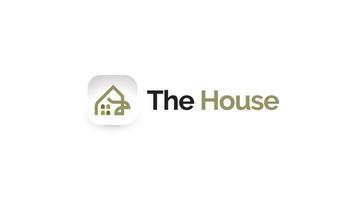 Elegant and Minimalist House Logo with Line Style. Suitable for Real Estate, Construction, Architecture and Building Industry Logo vector