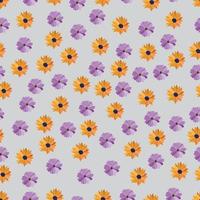 Floral Seamless pattern. Floral texture. Floral fabric seamless pattern. Vector seamless pattern.