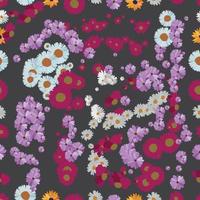 Floral Seamless pattern. Floral texture. Floral fabric seamless pattern. Vector seamless pattern.