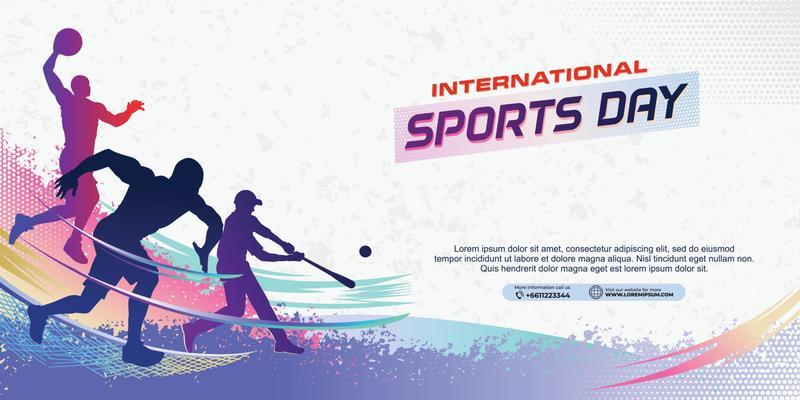 Sports Day Banner Vector Art Icons and Graphics for Free Download