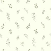 Decorative leaf seamless pattern background vector