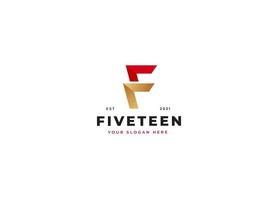 Creative letter F luxury golden logo design concept. Initial symbol for corporate business identity. Alphabet vector element