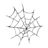 Vector illustration of a hand drawn web.