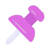Beautiful designed vector of thumbtack in modern style, pushpin icon