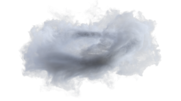 Cloud portal air circle. 3d render isolated png
