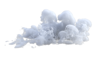Clouds turbulent isolated. 3d render png
