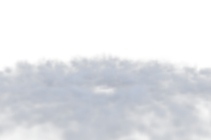nebbia movimento blured isolato. 3d rendere png