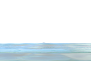 Water ripples surface isolated. 3d render png