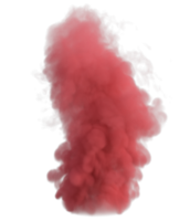 fumée Couleur explosion isolé. 3d rendre png