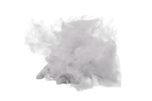 Steam and Smoke isolated. 3d render png