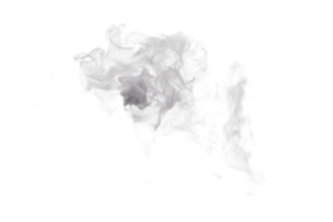 Steam and Smoke isolated. 3d render png