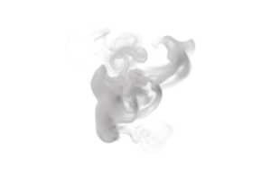 Steam and Smoke isolated. 3d render png