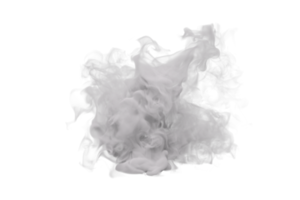 Steam and Smoke isolated. 3d render png