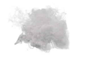 Steam and Smoke isolated. 3d render png