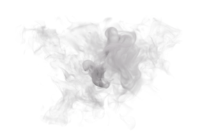 Steam and Smoke isolated. 3d render png