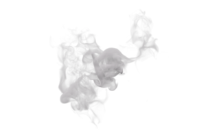 Steam and Smoke isolated. 3d render png