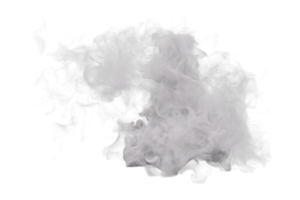 Steam and Smoke isolated. 3d render png