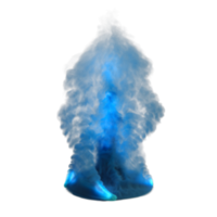 Magus effect isolated. 3d render png