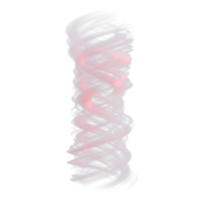 Vortex magic effect isolated. 3d render png