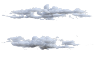 nubes cubrir aislado. 3d hacer png