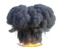 fuego pelota efecto aislado. 3d hacer png